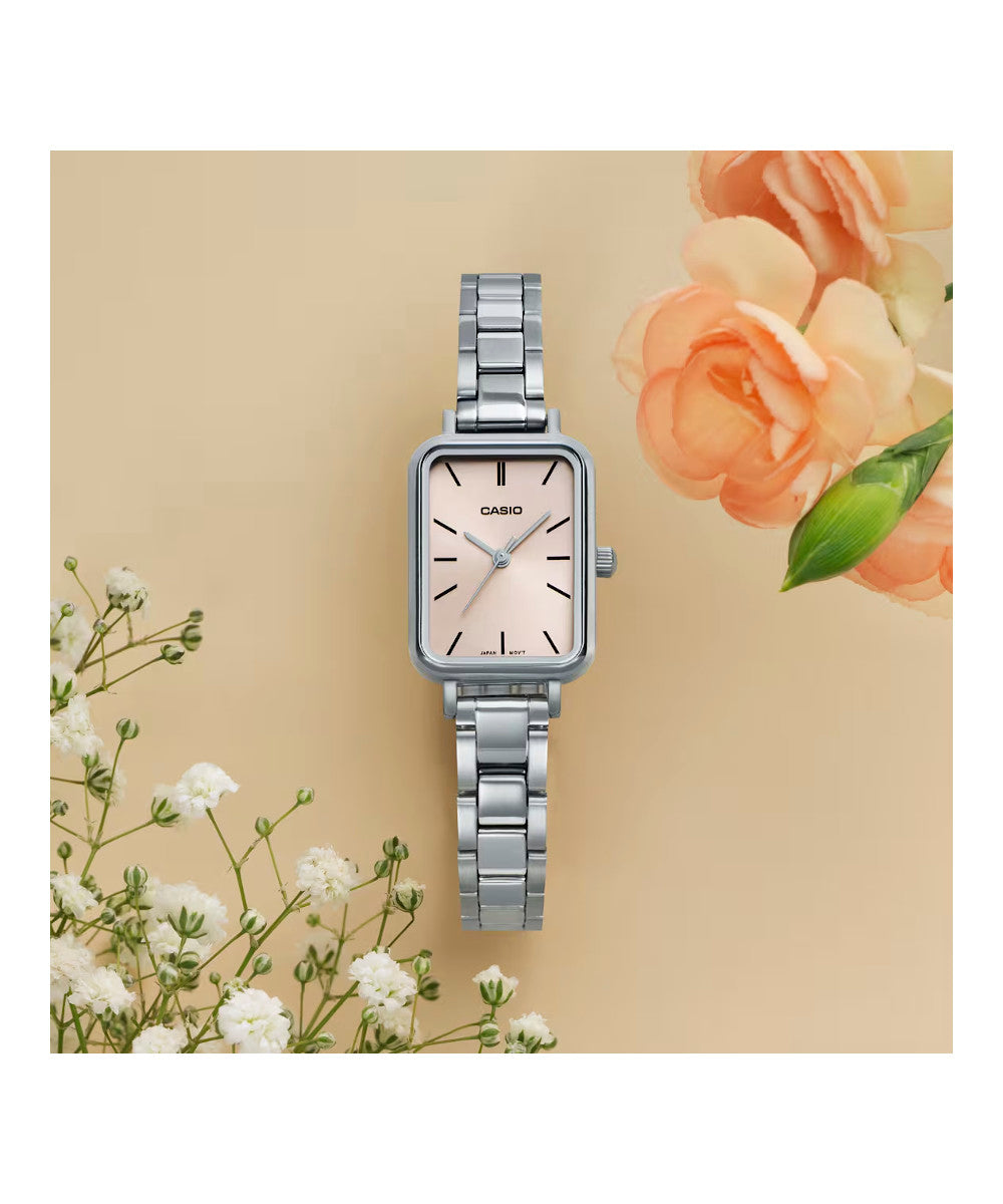 RELOJ PARA MUJER CASIO LTP-V009D-4EUDF -ROSADO - Tiendas Casio TITEC