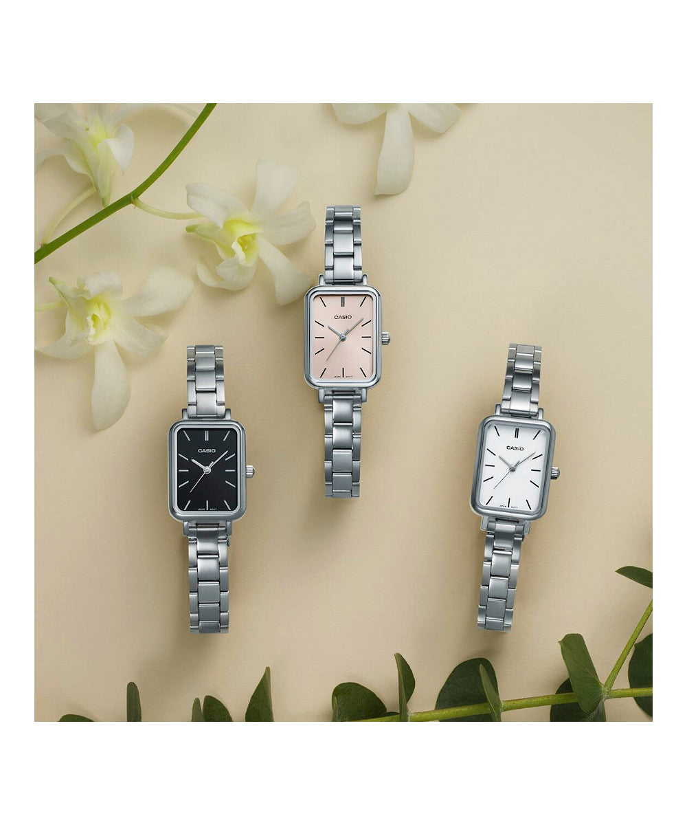 RELOJ PARA MUJER CASIO LTP-V009D-4EUDF -ROSADO - Tiendas Casio TITEC