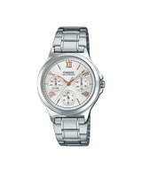 RELOJ PARA MUJER CASIO LTP-V300D-7A2UDF -BLANCO - Tiendas Casio TITEC