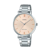 RELOJ PARA MUJER CASIO LTP-VT01D-4BUDF -ROSADO