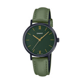 RELOJ PARA MUJER CASIO LTP-VT02BL-3AUDF -VERDE
