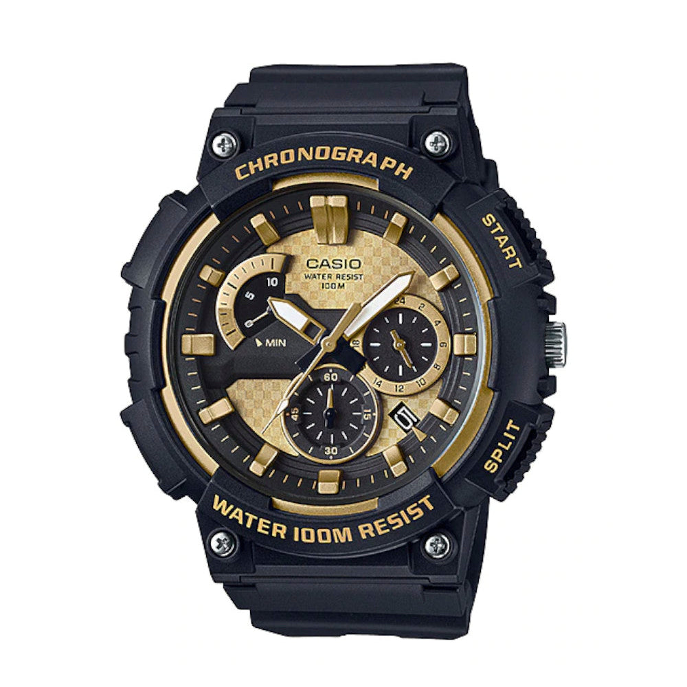 RELOJ PARA HOMBRE CASIO MCW-200H-9AVDF -DORADO - Tiendas Casio TITEC