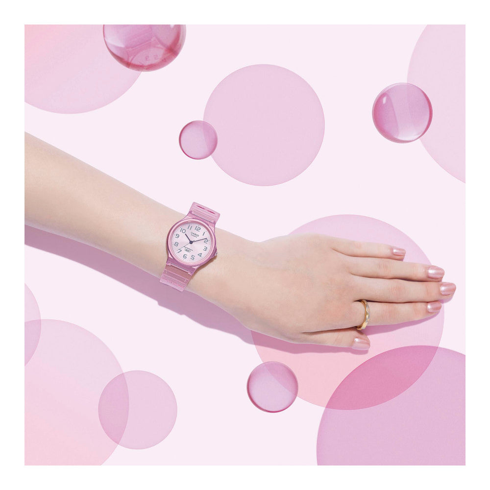 RELOJ CASIO MQ-24S-4BDF -ROSADO - Tiendas Casio TITEC