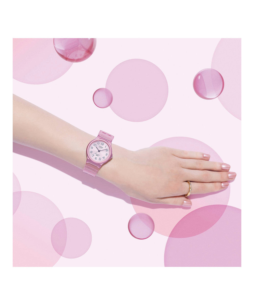 RELOJ CASIO MQ-24S-4BDF -ROSADO - Tiendas Casio TITEC