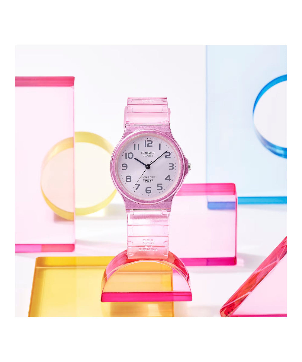 RELOJ CASIO MQ-24S-4BDF -ROSADO - Tiendas Casio TITEC