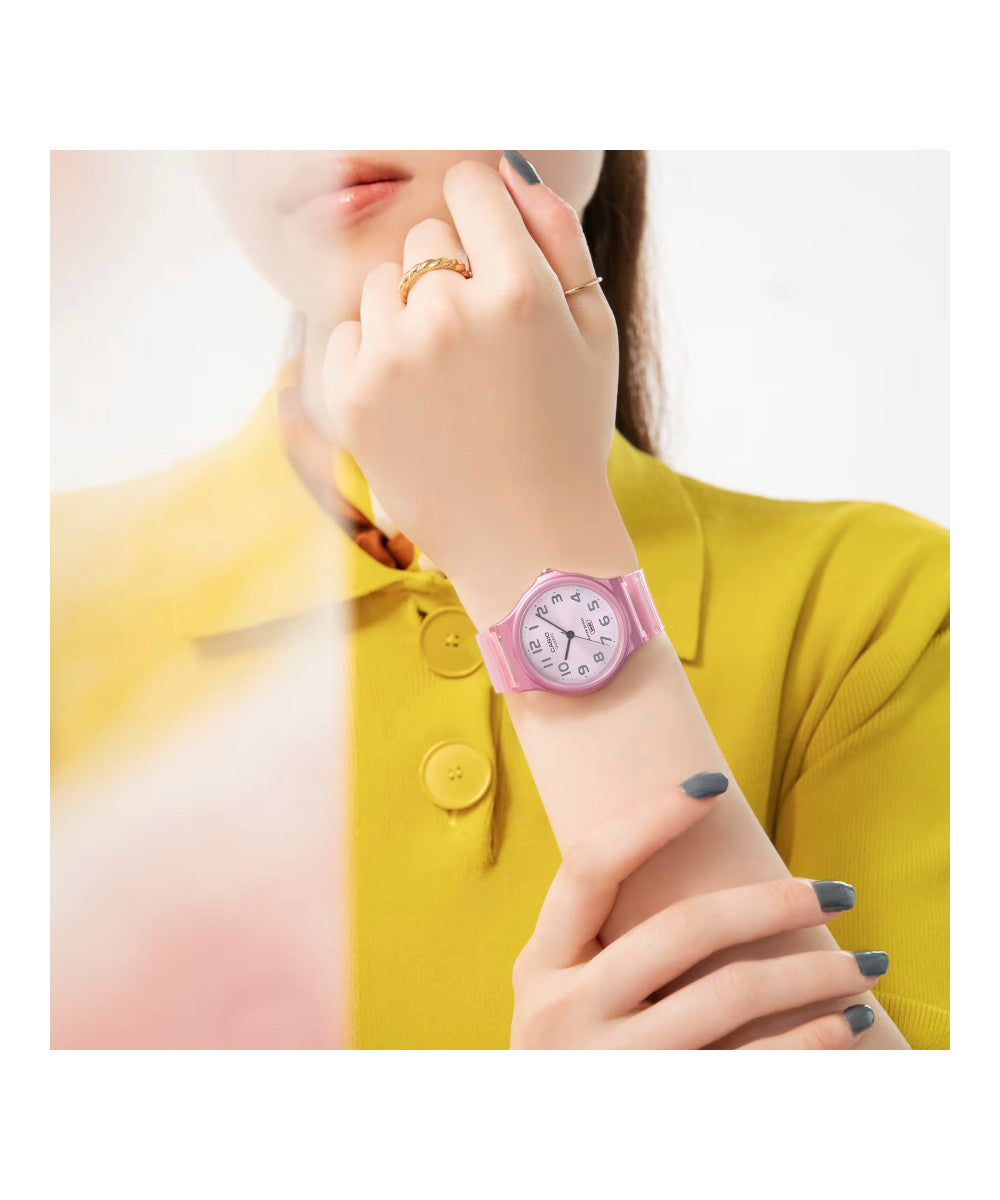 RELOJ CASIO MQ-24S-4BDF -ROSADO - Tiendas Casio TITEC