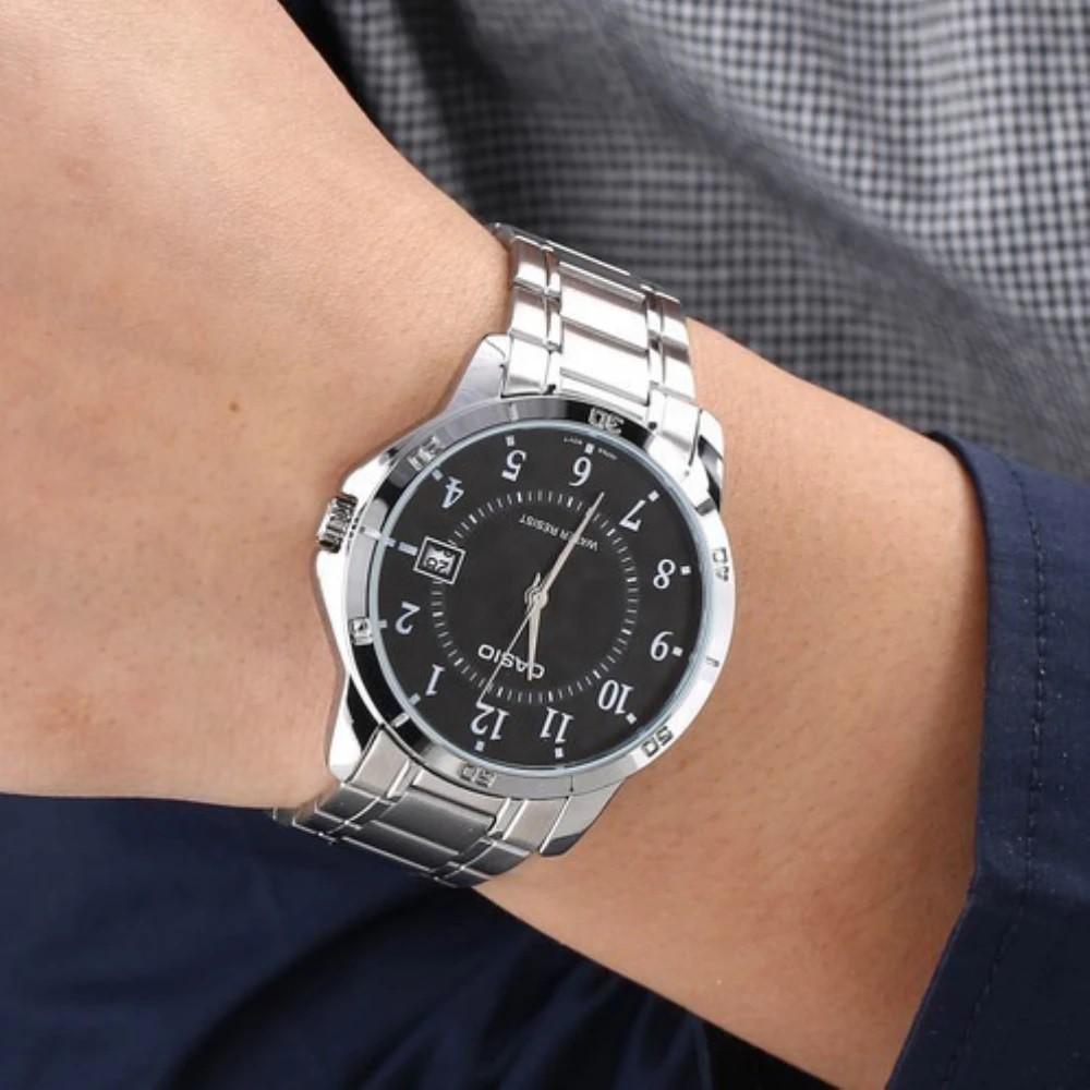RELOJ PARA HOMBRE CASIO MTP-V004D-1BUDF -NEGRO - Tiendas Casio TITEC