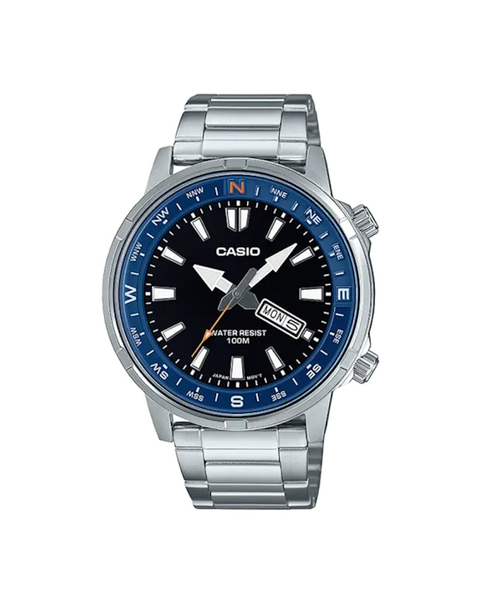 RELOJ PARA HOMBRE CASIO MTD-130D-1A2VDF -NEGRO - Tiendas Casio TITEC
