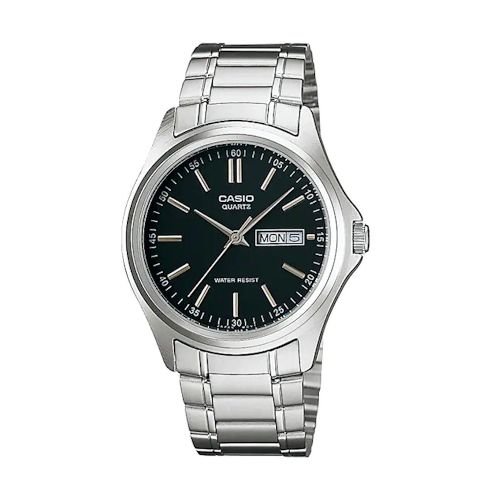 RELOJ PARA HOMBRE CASIO MTP-1239D-1ADF -NEGRO - Tiendas Casio TITEC