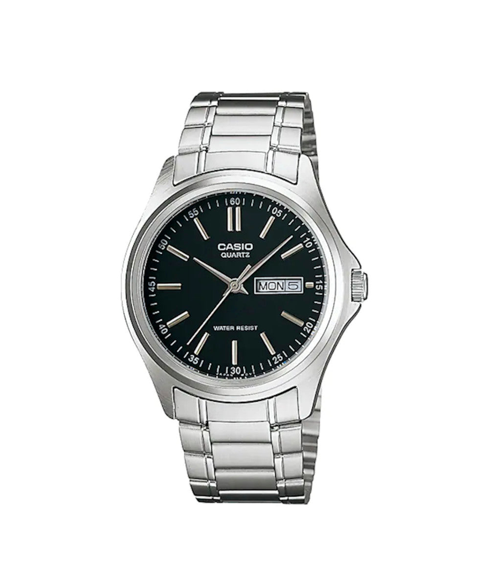 RELOJ PARA HOMBRE CASIO MTP-1239D-1ADF -NEGRO - Tiendas Casio TITEC