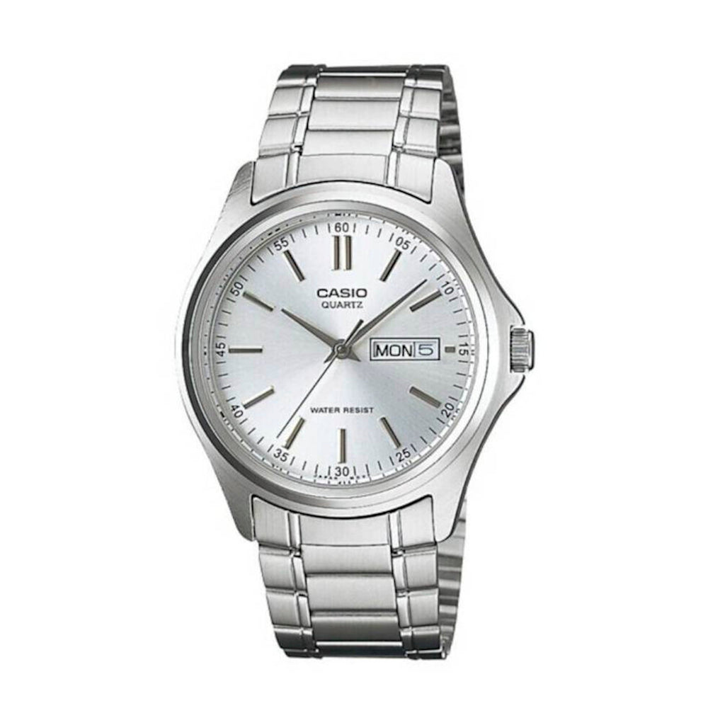 RELOJ PARA HOMBRE CASIO MTP-1239D-7ADF -BLANCO - Tiendas Casio TITEC