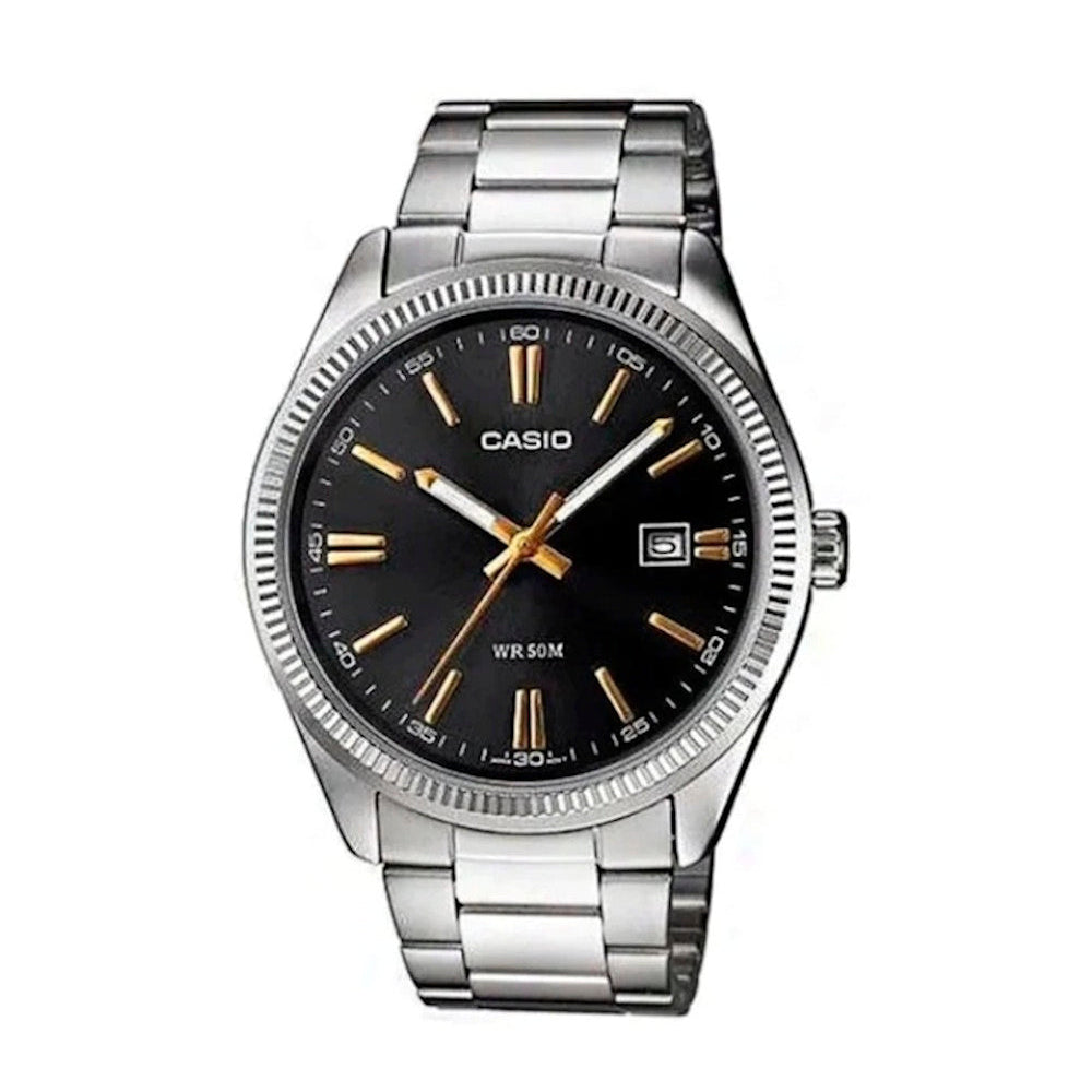 RELOJ PARA HOMBRE CASIO MTP-1302D-1A2VDF -NEGRO - Tiendas Casio TITEC