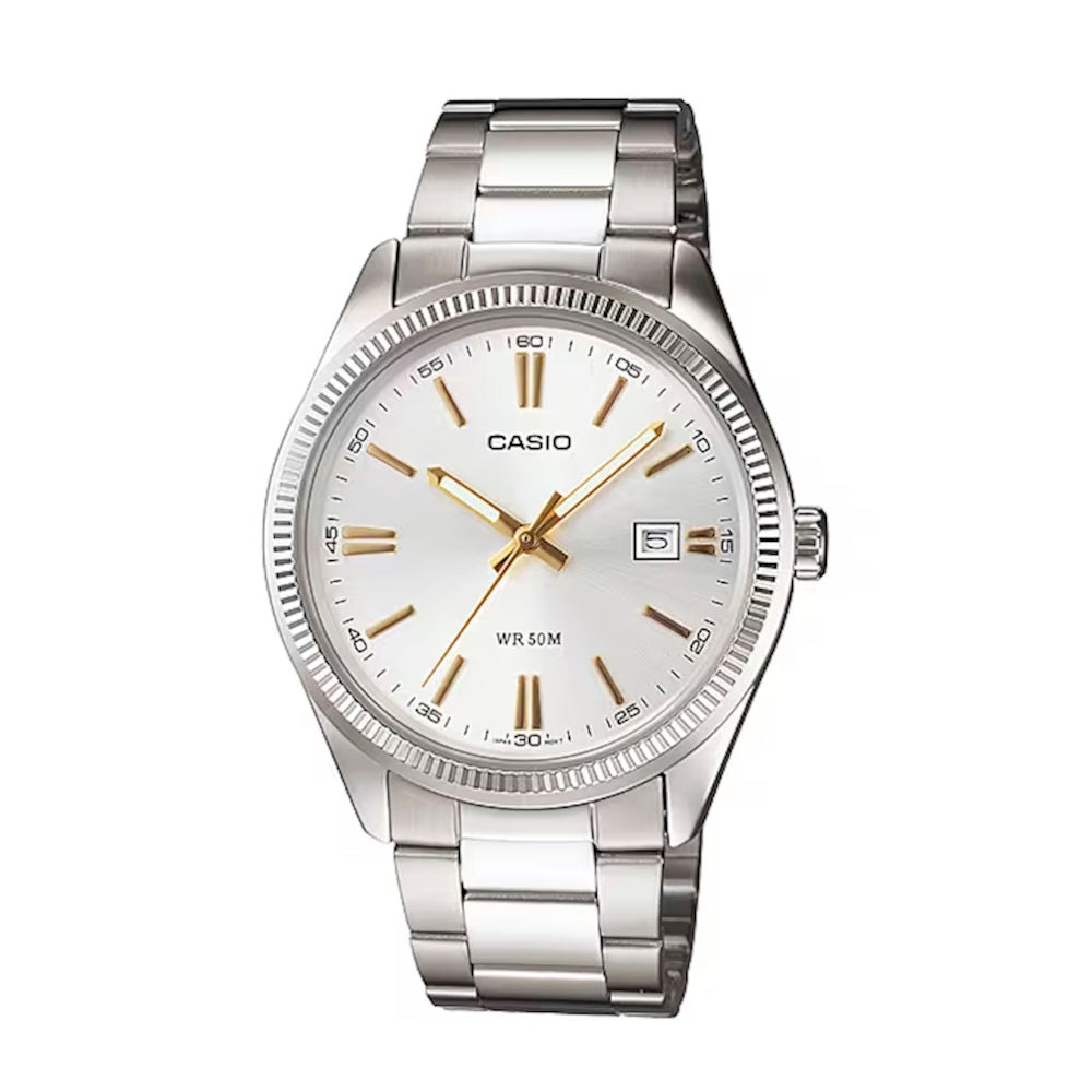 RELOJ PARA HOMBRE CASIO MTP-1302D-7A2VDF -BLANCO - Tiendas Casio TITEC