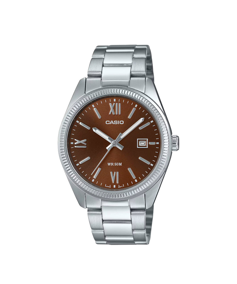 RELOJ PARA HOMBRE CASIO MTP-1302DD-5AVDF -CAFÉ - Tiendas Casio TITEC