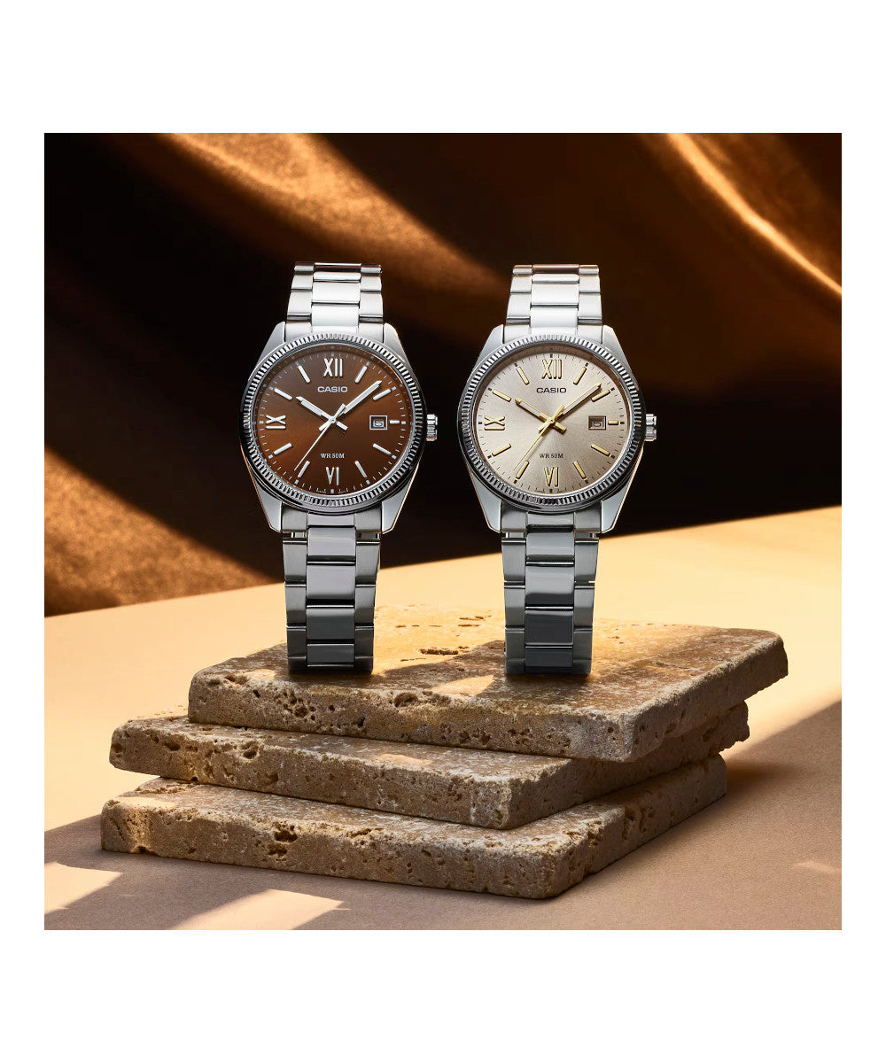 RELOJ PARA HOMBRE CASIO MTP-1302DD-9AVDF -CAFÉ - Tiendas Casio TITEC