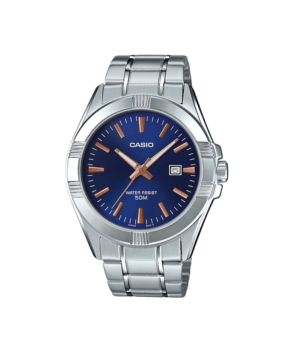 RELOJ PARA HOMBRE CASIO MTP-1308D-2AVDF -AZUL - Tiendas Casio TITEC