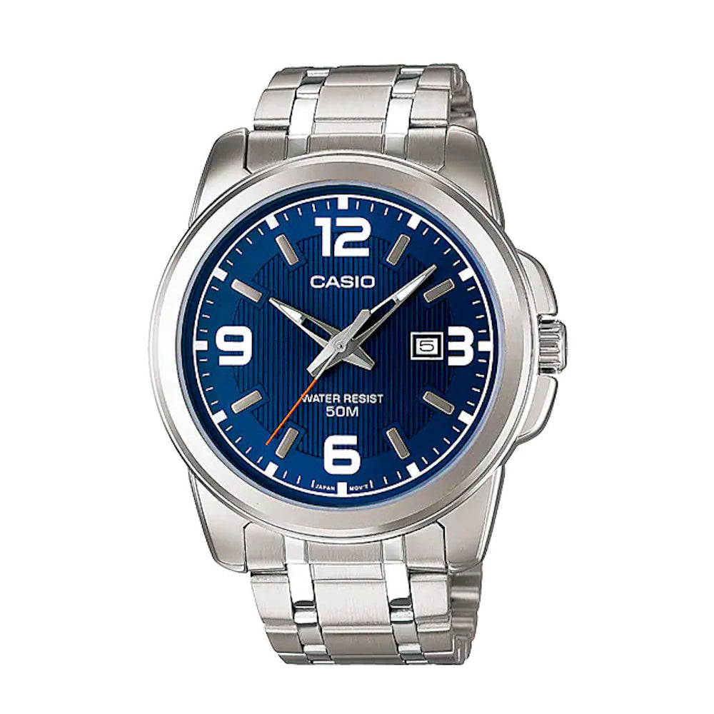 RELOJ PARA HOMBRE CASIO MTP-1314D-2AVDF -AZUL - Tiendas Casio TITEC
