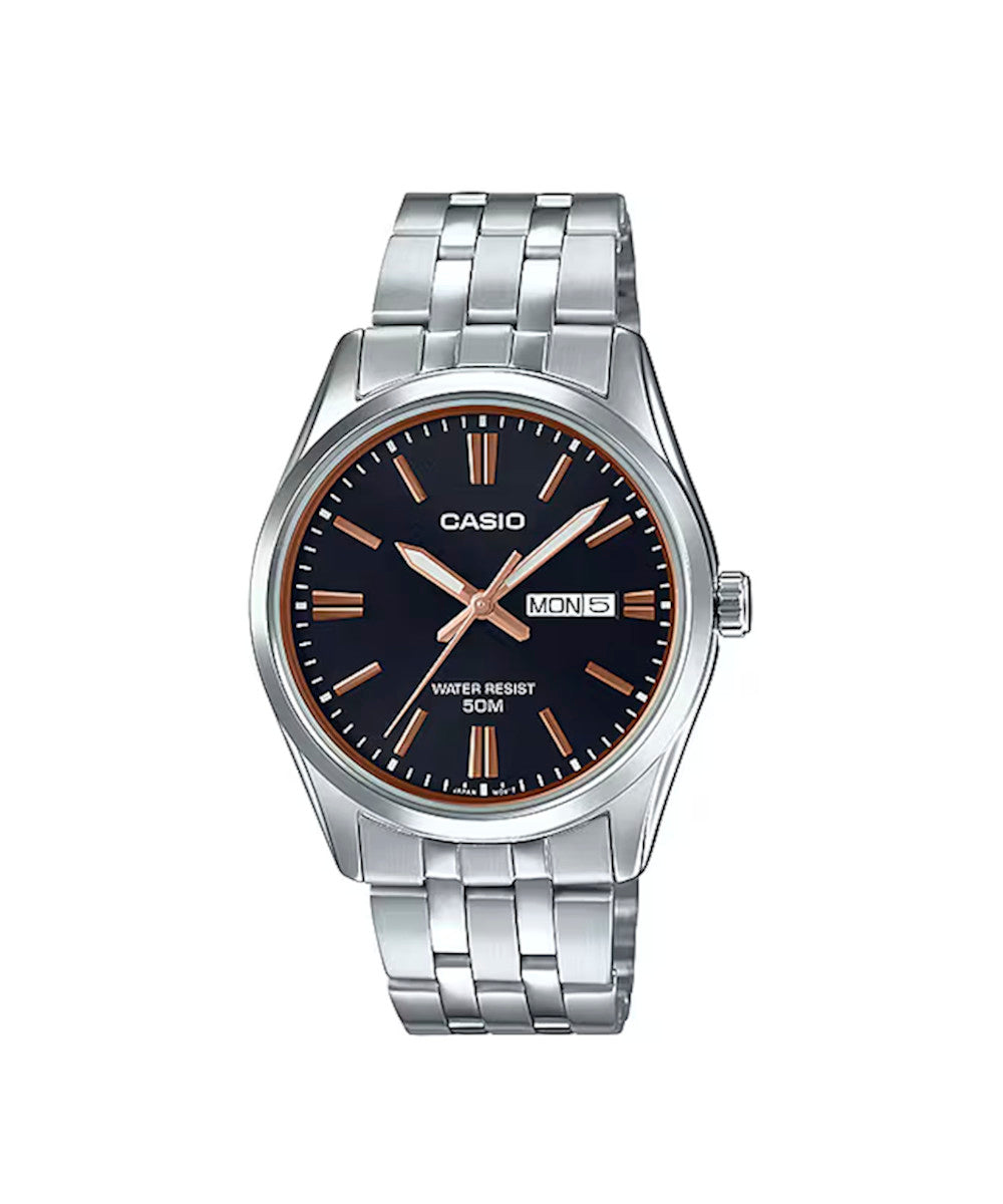 RELOJ PARA HOMBRE CASIO MTP-1335D-1A2VDF -NEGRO - Tiendas Casio TITEC