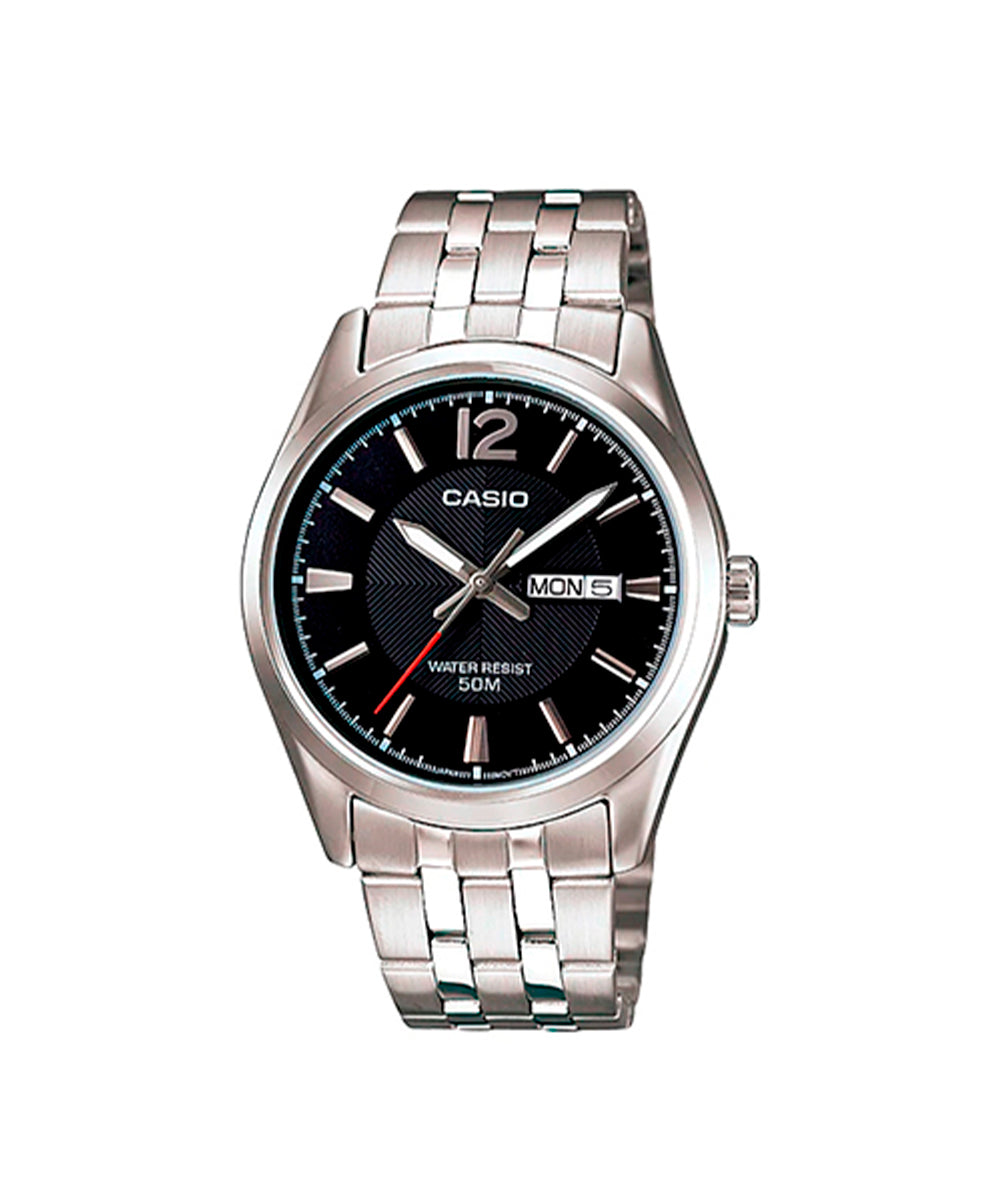 RELOJ PARA HOMBRE CASIO MTP-1335D-1AVDF -NEGRO - Tiendas Casio TITEC
