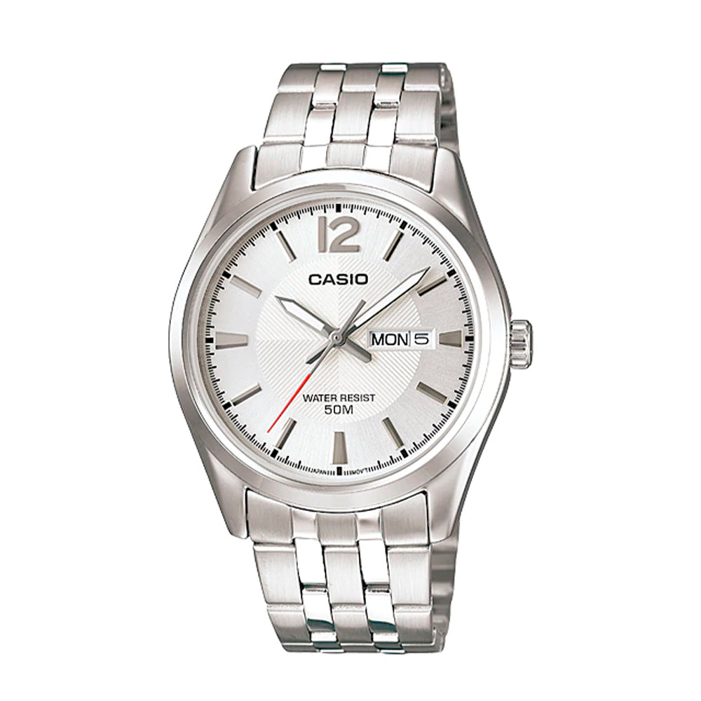 RELOJ PARA HOMBRE CASIO MTP-1335D-7AVDF -BLANCO - Tiendas Casio TITEC