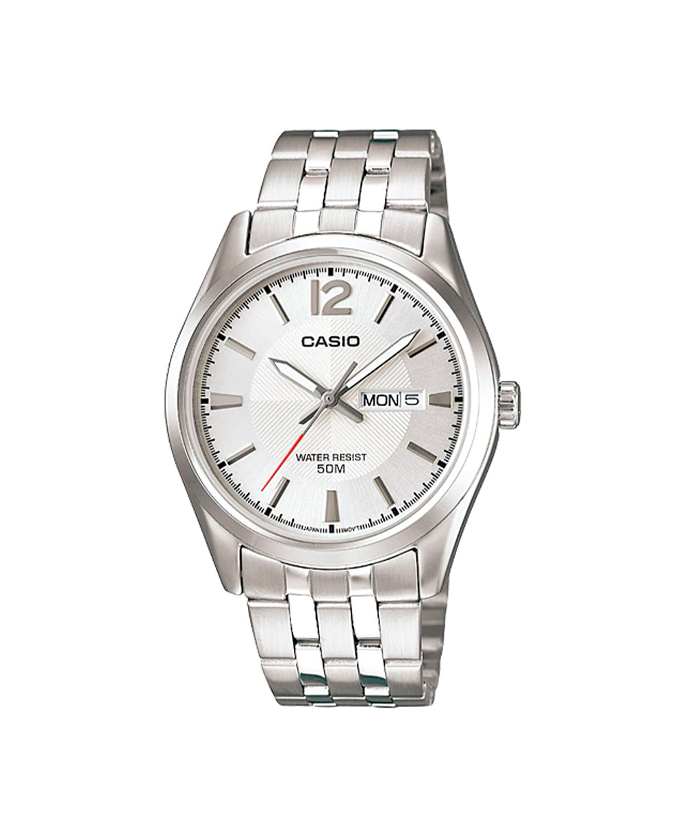 RELOJ PARA HOMBRE CASIO MTP-1335D-7AVDF -BLANCO - Tiendas Casio TITEC