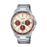 RELOJ PARA HOMBRE CASIO MTP-1374D-5A2VDF -CAFÉ