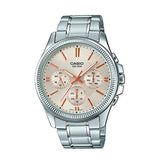RELOJ PARA HOMBRE CASIO MTP-1375D-7A2VDF -PLATEADO