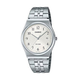 Reloj Casio MTP-B145D-7BVDF para hombre de cuarzo con fechador blanco