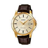 RELOJ PARA HOMBRE CASIO MTP-V004GL-9AUDF -AMARILLO - Tiendas Casio TITEC