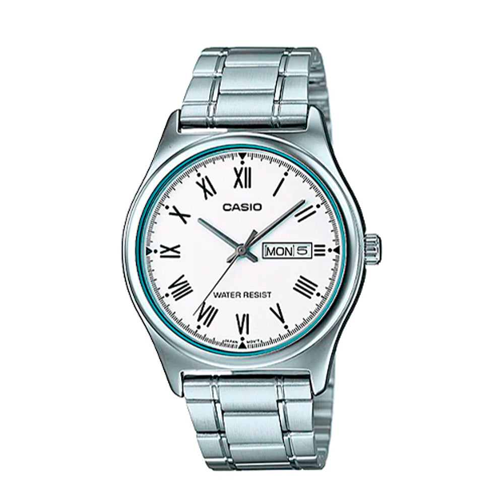 RELOJ PARA HOMBRE CASIO MTP-V006D-7BUDF -BLANCO - Tiendas Casio TITEC