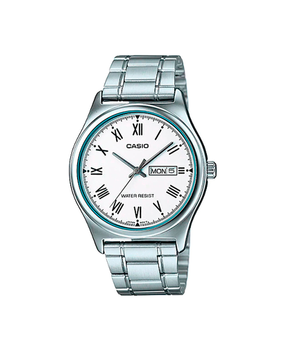 RELOJ PARA HOMBRE CASIO MTP-V006D-7BUDF -BLANCO - Tiendas Casio TITEC