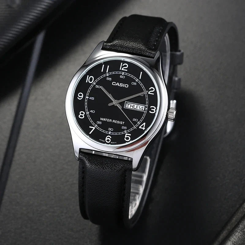 RELOJ PARA HOMBRE CASIO MTP-V006L-1B2UDF -NEGRO - Tiendas Casio TITEC