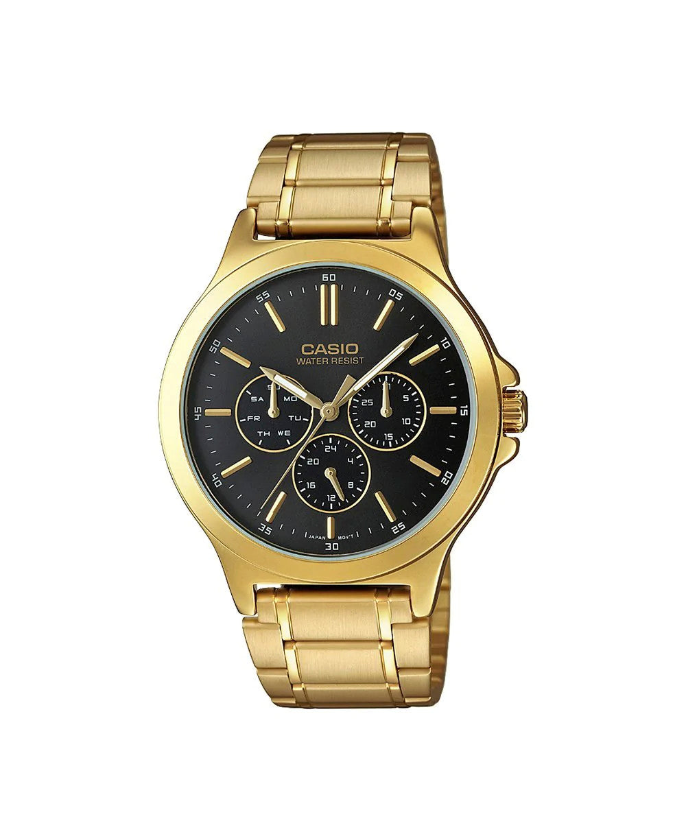 RELOJ PARA HOMBRE CASIO MTP-V300G-1AUDF -NEGRO - Tiendas Casio TITEC