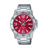 RELOJ PARA HOMBRE CASIO MTP-VD01D-4BVUDF -ROJO - Tiendas Casio TITEC
