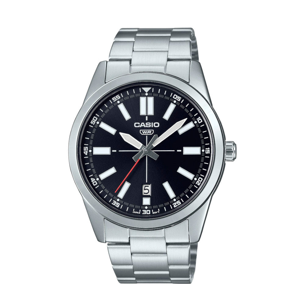 RELOJ PARA HOMBRE CASIO MTP-VD02D-1EUDF -NEGRO - Tiendas Casio TITEC
