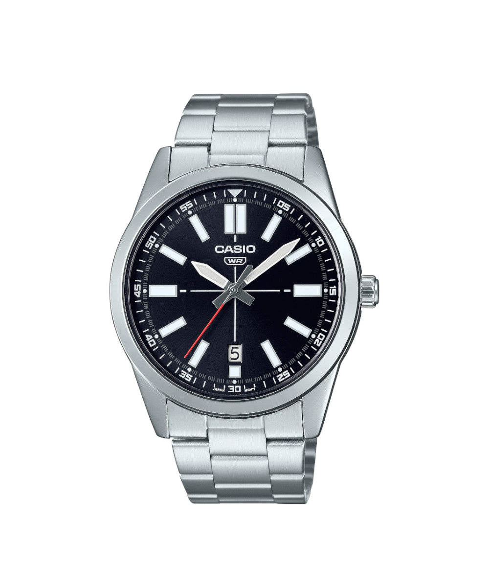 RELOJ PARA HOMBRE CASIO MTP-VD02D-1EUDF -NEGRO - Tiendas Casio TITEC