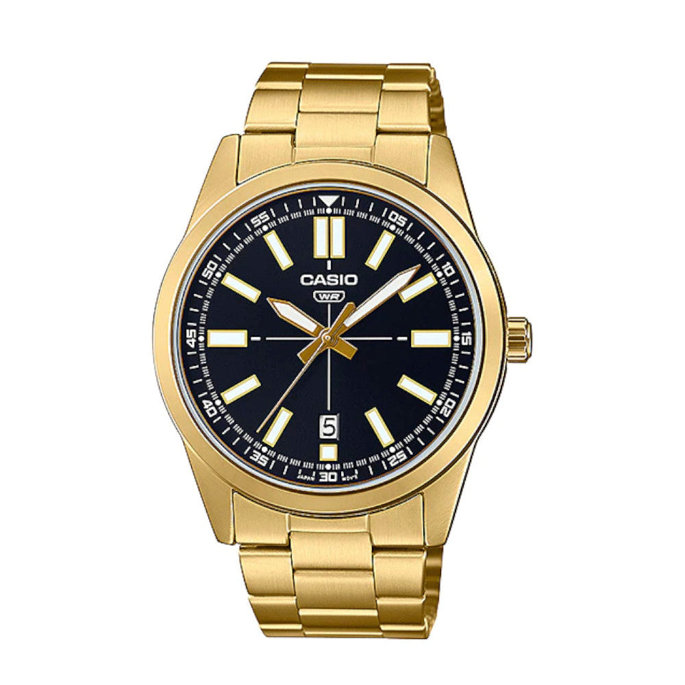 RELOJ PARA HOMBRE CASIO MTP-VD02G-1EUDF -NEGRO - Tiendas Casio TITEC