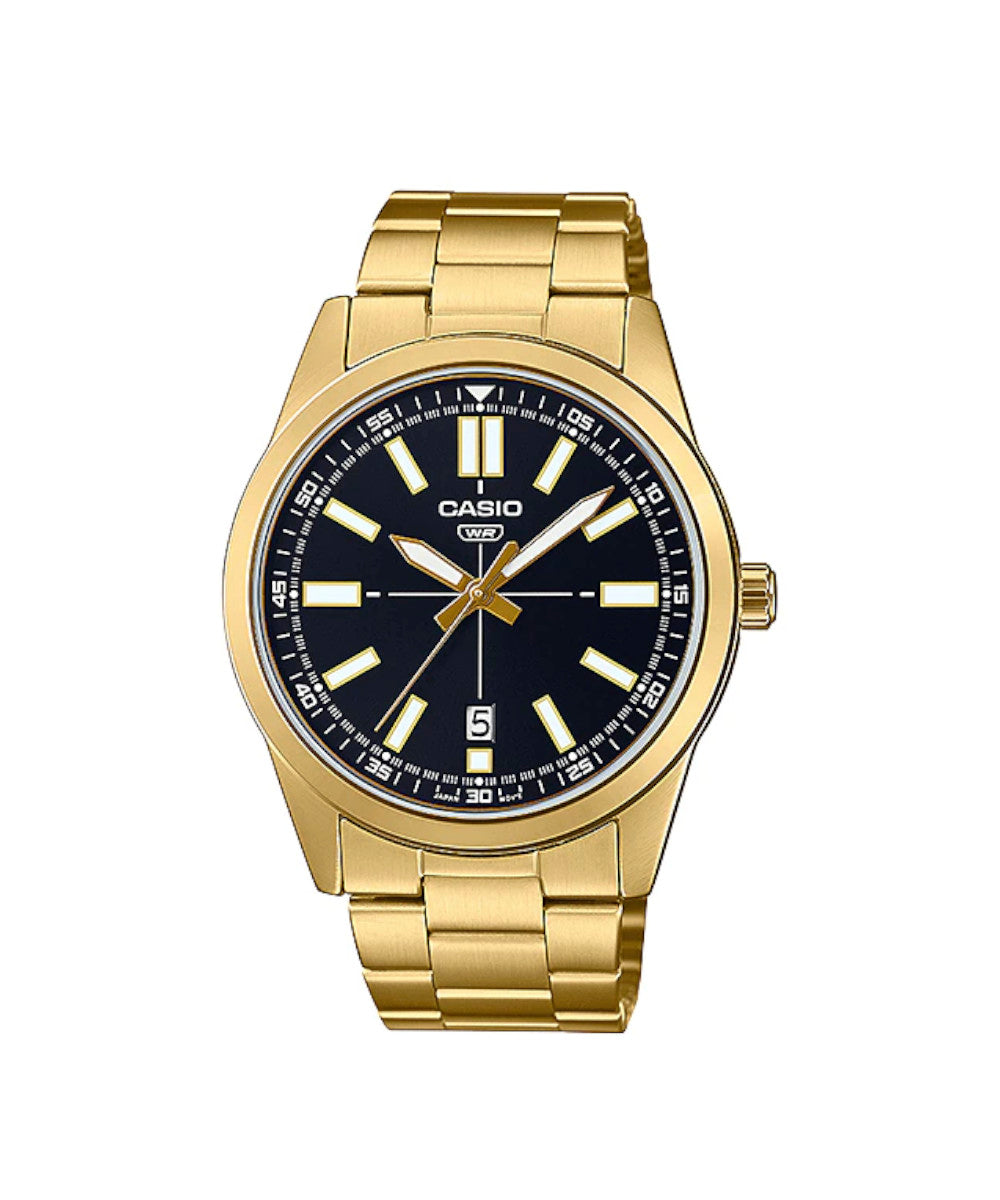 RELOJ PARA HOMBRE CASIO MTP-VD02G-1EUDF -NEGRO - Tiendas Casio TITEC