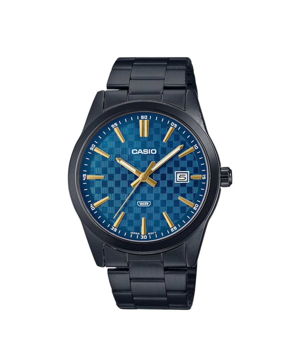 RELOJ PARA HOMBRE CASIO MTP-VD03B-2AUDF -AZUL - Tiendas Casio TITEC