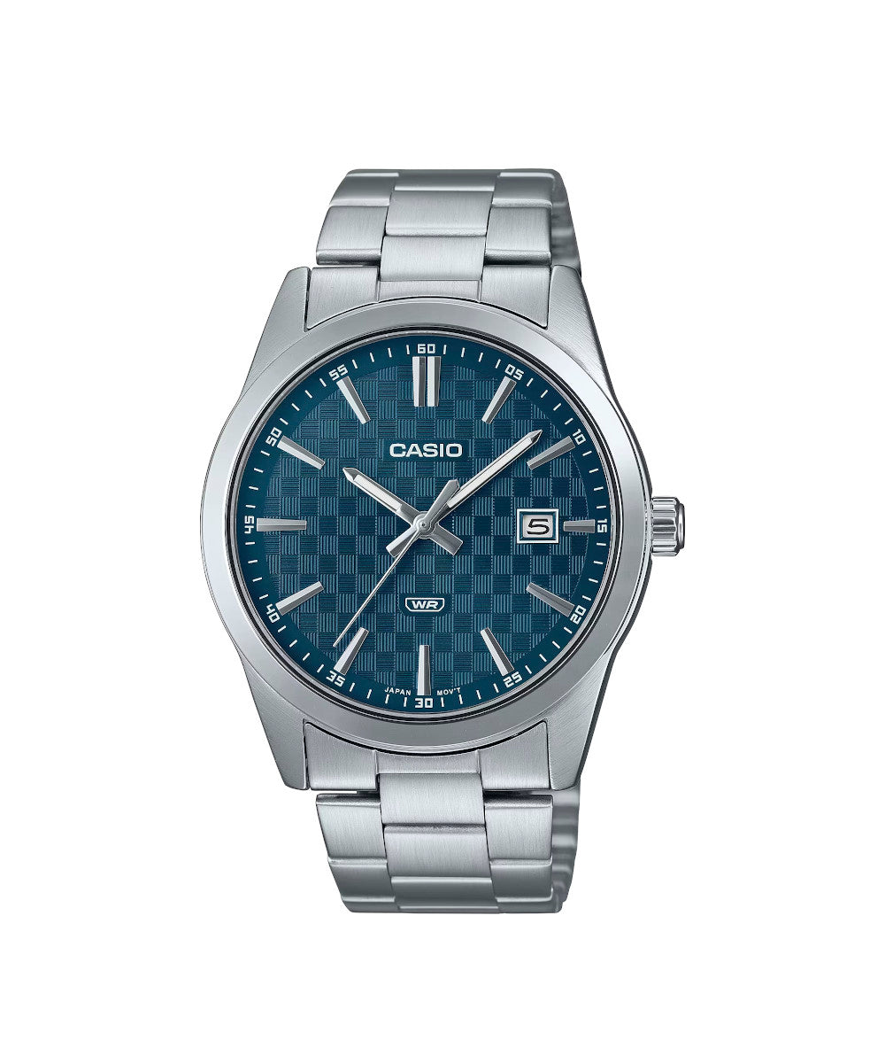 RELOJ PARA HOMBRE CASIO MTP-VD03D-2A2UDF -AZUL - Tiendas Casio TITEC