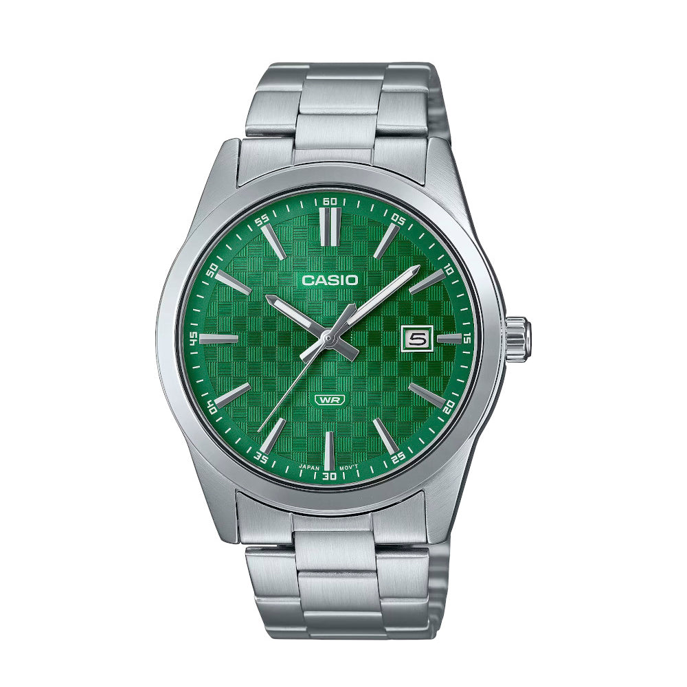 RELOJ PARA HOMBRE CASIO MTP-VD03D-3A1UDF -VERDE - Tiendas Casio TITEC