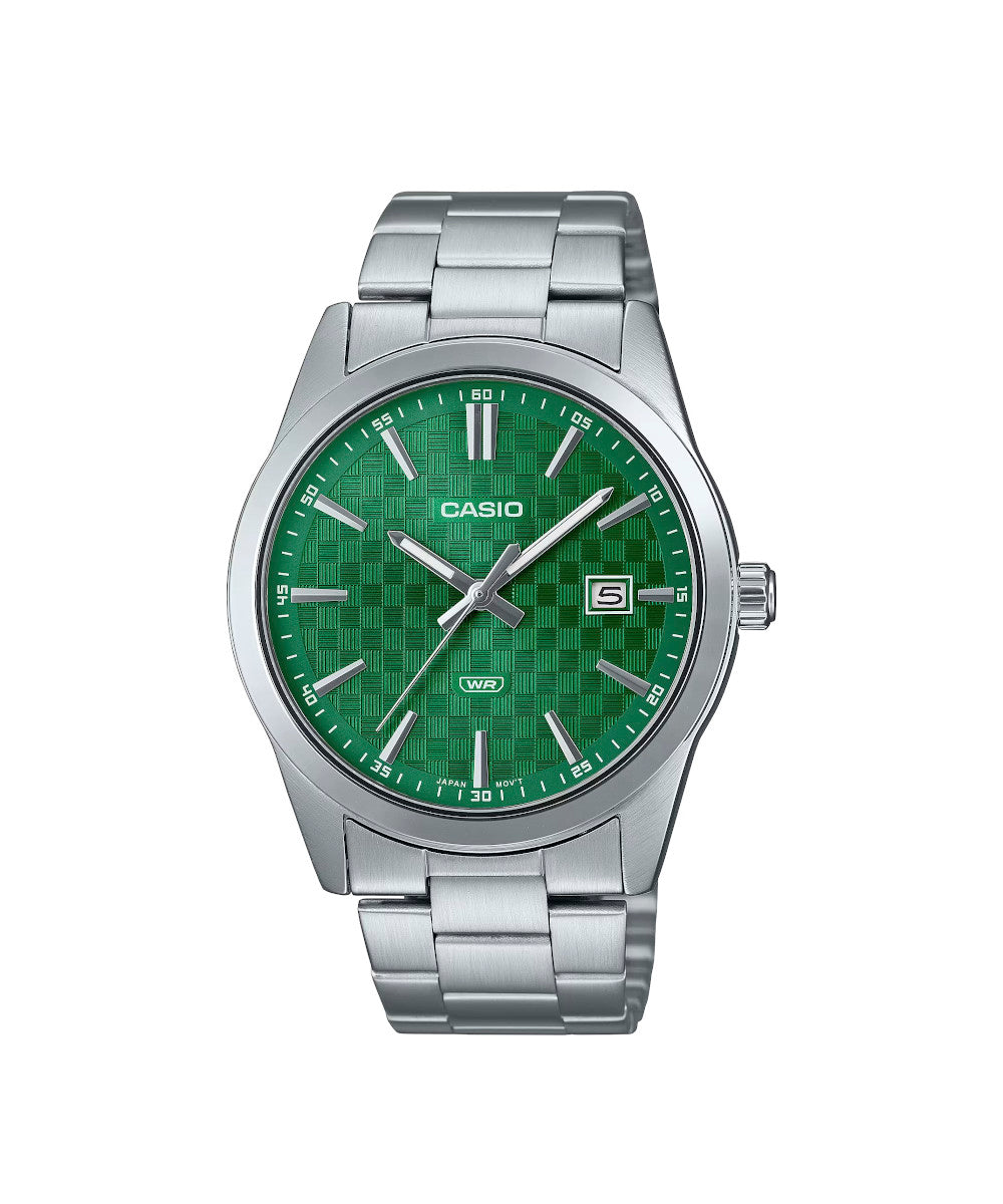 RELOJ PARA HOMBRE CASIO MTP-VD03D-3A1UDF -VERDE - Tiendas Casio TITEC