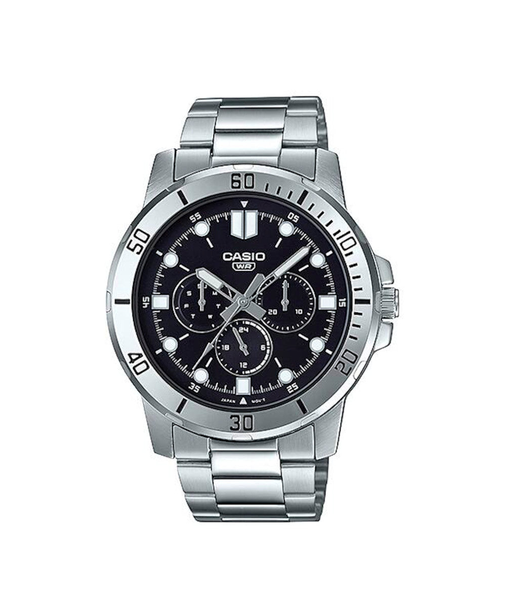 RELOJ PARA HOMBRE CASIO MTP-VD300D-1EUDF -NEGRO - Tiendas Casio TITEC