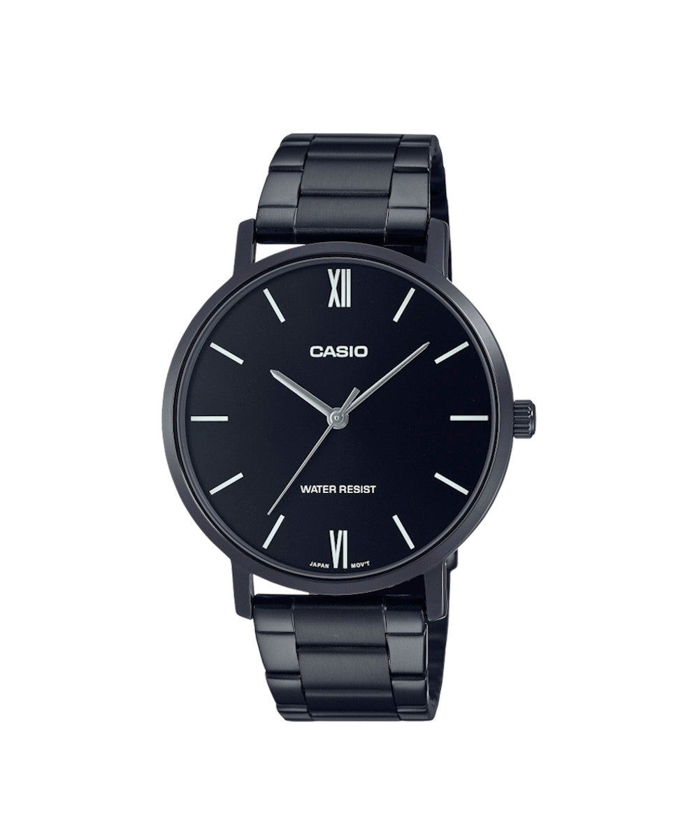 RELOJ PARA HOMBRE CASIO MTP-VT01B-1BUDF -NEGRO - Tiendas Casio TITEC