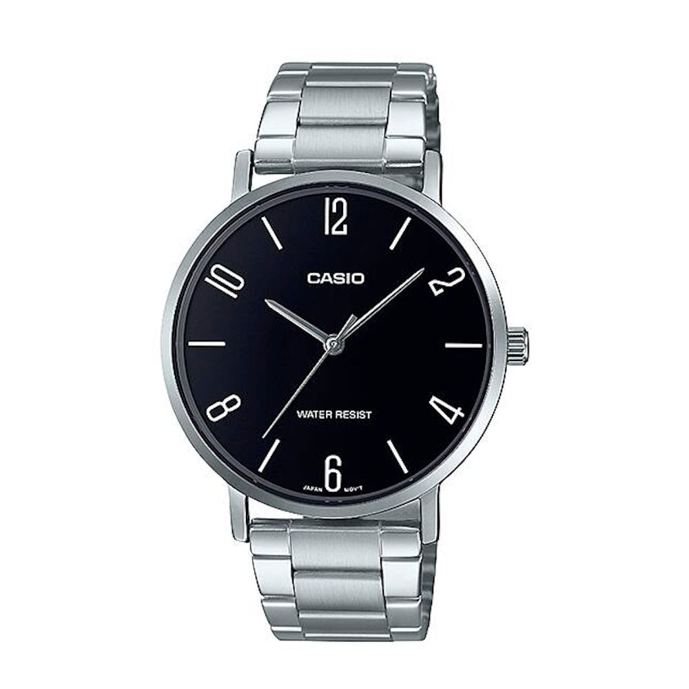 RELOJ PARA HOMBRE CASIO MTP-VT01D-1B2UDF -NEGRO - Tiendas Casio TITEC