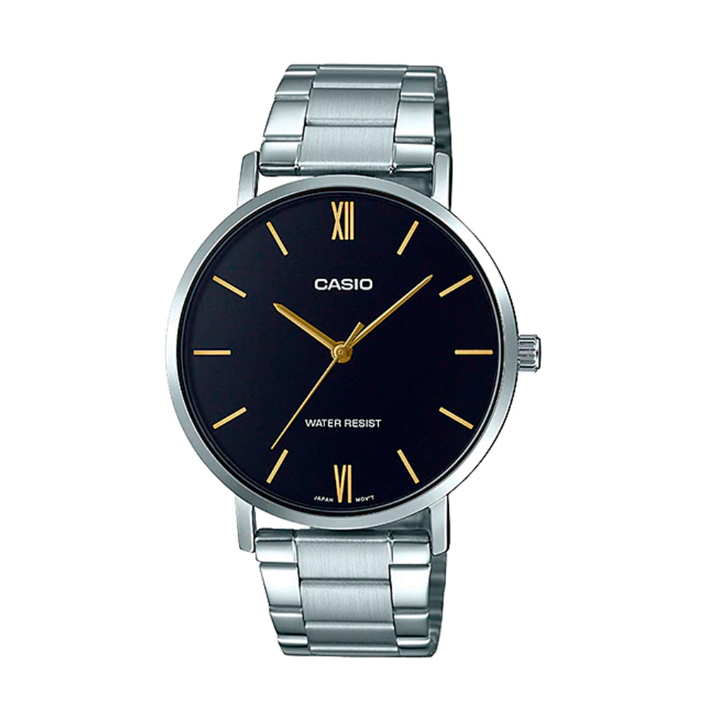 RELOJ PARA HOMBRE CASIO MTP-VT01D-1BUDF -NEGRO - Tiendas Casio TITEC