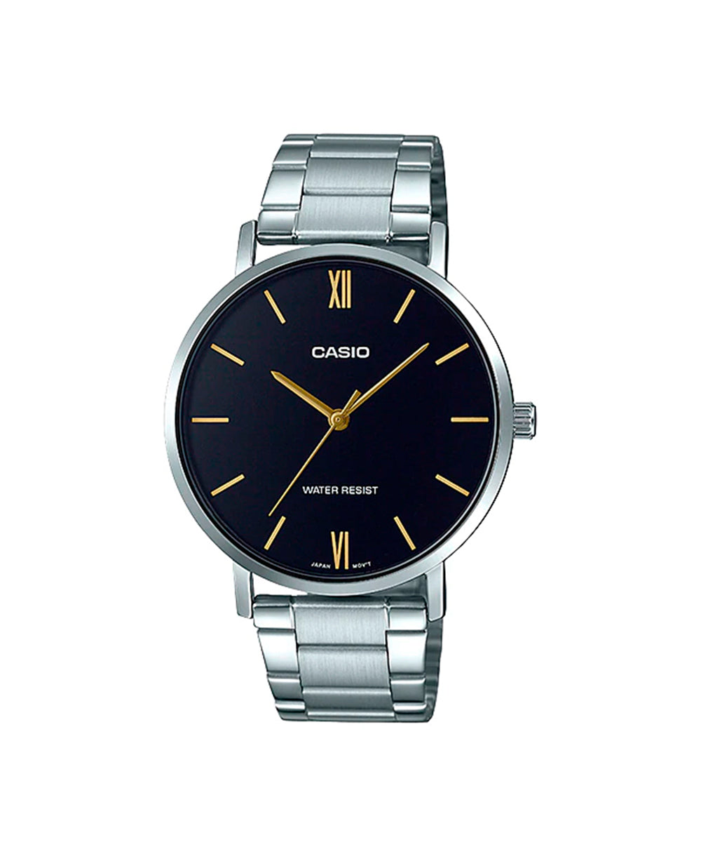 RELOJ PARA HOMBRE CASIO MTP-VT01D-1BUDF -NEGRO - Tiendas Casio TITEC