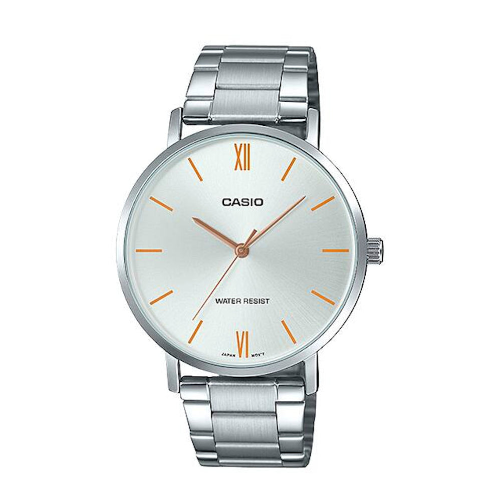 RELOJ PARA HOMBRE CASIO MTP-VT01D-7BUDF -BLANCO - Tiendas Casio TITEC