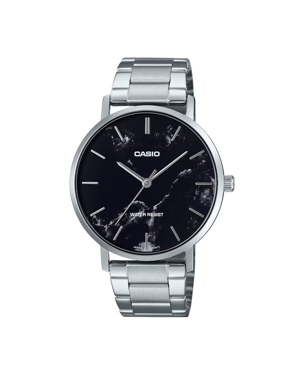 RELOJ PARA HOMBRE CASIO MTP-VT01DM-1AUDF -NEGRO - Tiendas Casio TITEC