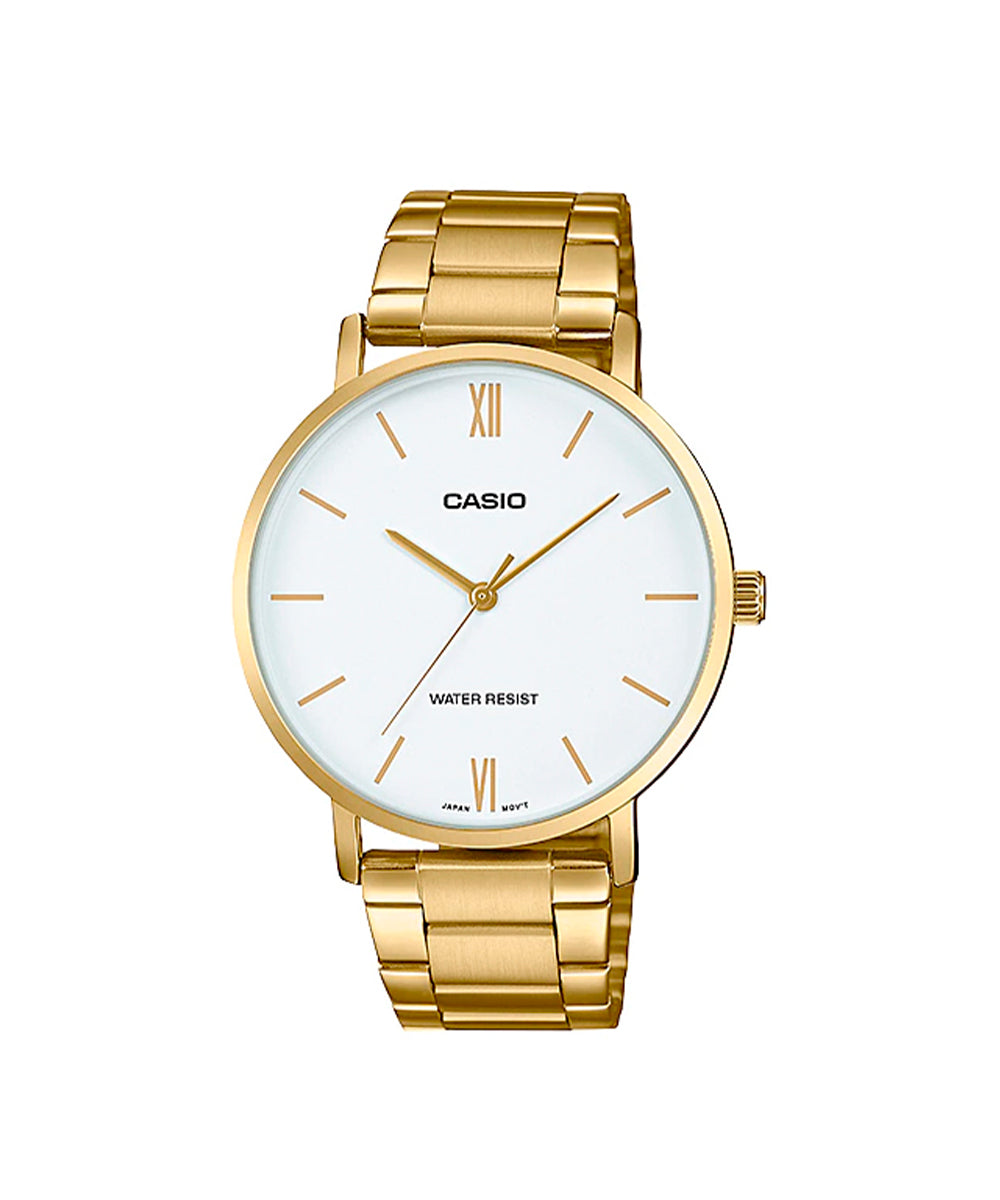 RELOJ PARA HOMBRE CASIO MTP-VT01G-7BUDF -BLANCO - Tiendas Casio TITEC